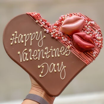 Large Cupid's Bow Chocolate Heart, 2 of 4