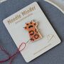 Needle Minder In Wood, Cat Paws, thumbnail 3 of 6