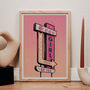 Illustrated 'You've Got This' Retro Sign Art Print, thumbnail 1 of 1