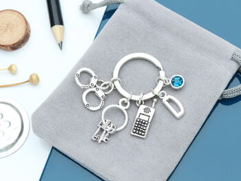 Prison Officer Personalised Keyring Security Guard, 9 of 11