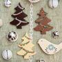 Chocolate Christmas Tree Decorations X5, thumbnail 1 of 7