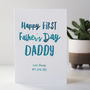 Personalised First Father's Day Card, thumbnail 4 of 4