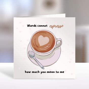 Coffee Lovers Card Espresso My Love, 2 of 2