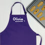 Kids Apron Personalised With Star, thumbnail 3 of 9