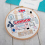 Stitching London, Hand Embroidery Kit, thumbnail 1 of 5