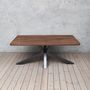 Emerland Natural Brown Oak Dining Table, thumbnail 2 of 3