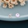Sterling Silver Moon Phase Stud Earrings, thumbnail 4 of 8