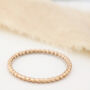 Thin Ring. 9ct Gold Stackable Ring, thumbnail 3 of 11