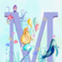 Alphabet Underwater Mermaid Posters, thumbnail 9 of 12