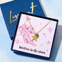 Written In The Stars Initial And Birthstone Valentines Necklace, thumbnail 1 of 8