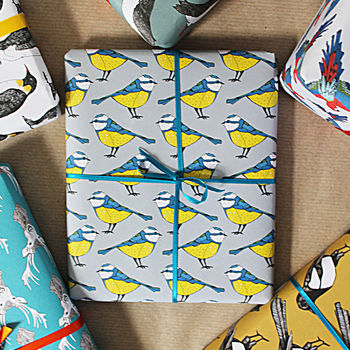 Luxury Bird And Animal Birthday Wrapping Paper, 2 of 8