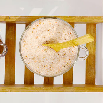 Glass Storage Jar With Personalised Label And Bamboo Spoon, 7 of 9