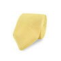 Wedding Handmade Polyester Knitted Tie In Pastel Yellow, thumbnail 5 of 6