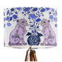 Chinoiserie Leopard Twins On Cream Lampshade, thumbnail 4 of 4