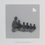 Personalised Family Pebble People Picture Artwork, thumbnail 6 of 8