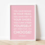 Dr Seuss 'You Have Brains' Quote Print, thumbnail 7 of 12