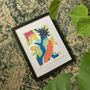 Abstract Botanical Leaves Collage Print A4, thumbnail 2 of 4