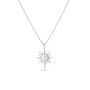 White Opal Northernstar Sterling Silver Necklace, thumbnail 12 of 12
