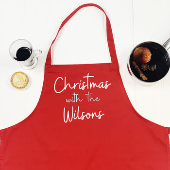 Christmas With The… Personalised Apron, 3 of 8