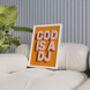 God Is A Dj Quote | Music Poster | Wall Art | A5 A4 A3 | Bold | Typographic | Quote | Print | House Music | Dj, thumbnail 3 of 5