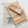 Personalised Cotton Towel Set, Cotton Anniversary Gift, thumbnail 12 of 12