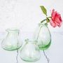 Chunky Hand Blown Glass Vases, thumbnail 1 of 6