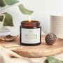 Sweater Weather Cinnamon Vanilla Scented Soy Candle, thumbnail 2 of 3