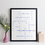 Personalised Family Names Print Crossword Gift, thumbnail 3 of 11