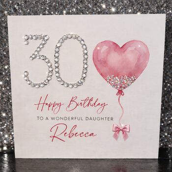 Cousin Luxury Personalised Milestone Age Birthday Card, 2 of 5