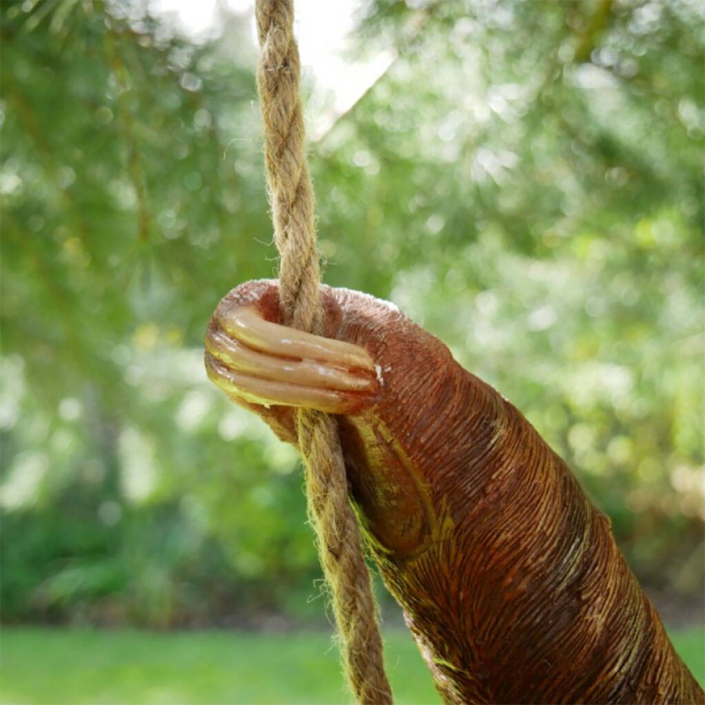Hanging Sloth Garden Ornament By Dibor | notonthehighstreet.com
