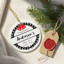 Personalised Family Monogram Christmas Ornament, thumbnail 9 of 9