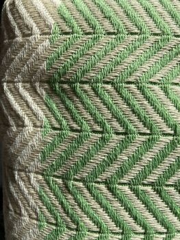Zigzag Design Green Soft Sofa Throw, 7 of 8