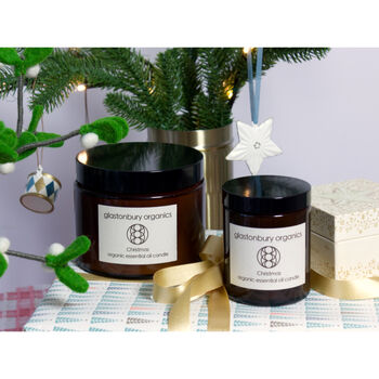 Organic Christmas Scented Candle, 2 of 8