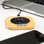 Personalised Star Sign Bamboo Wireless Charger, thumbnail 1 of 6