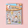 Cat Sticker Sheet | Cute Stickers, thumbnail 2 of 4