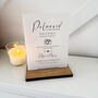 Classic Personalised Wedding Poloroid Sign Opaque, thumbnail 1 of 5
