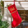 Personalised Luxury Plush Velvet Christmas Stocking, thumbnail 3 of 9