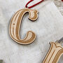 Any Initial Christmas Tree Decoration, thumbnail 3 of 7