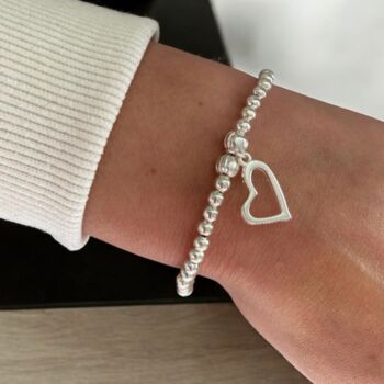 Merry Christmas Or Thank You Teacher, Teaching Assistant, Nursery Teacher Or Childminder Silver Plated Bracelet, 12 of 12
