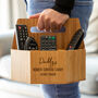 Personalised Remote Control Caddy Bamboo, thumbnail 1 of 4