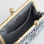 Pansy Victoriana Blue Clutch, thumbnail 7 of 7