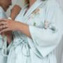 Special Offer Personalised Wedding Floral Dressing Gown Bridesmaids, thumbnail 4 of 6