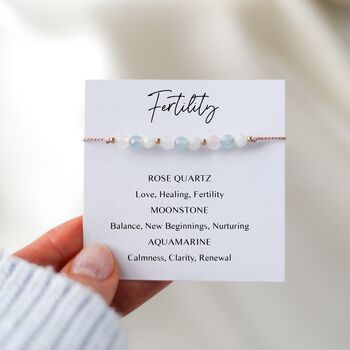 Fertility Bracelet – Ivf Gift, Crystal Support For Women, 3 of 11