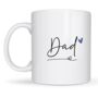 Personalised Script Dad Mug – Minimalist Father’s Day Gift With Heart Detail, thumbnail 1 of 9