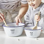 Personalised Daddy And Me Mixing Bowls, thumbnail 4 of 7