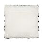 Black And Cream Tufted Diamond Cotton Cushion Cover, thumbnail 3 of 3