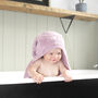 Personalised Hooded Baby Bath Towel Bunny Rabbit, thumbnail 9 of 11