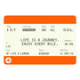 Personalised Train Ticket Birthday Print, thumbnail 2 of 2