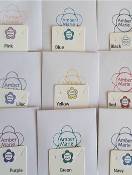 Wildflower Letter Pendant Gift Choose Your Colour, 4 of 12