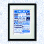 Chelsea Football Club Personalised Print, thumbnail 1 of 5